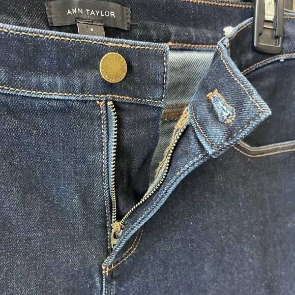 Ann Taylor denim jeans taper fit size 8 - Picture 5 of 15